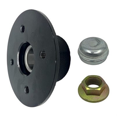 Obromsat nav (svart) 4x98