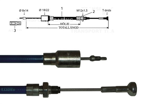 Bromsvajer 2130/2340, rostfri