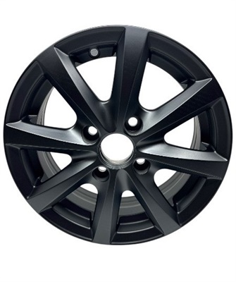 Aluminiumfälg 5,0Jx13, 4x100, mattsvart