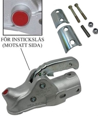 Kulkoppling AK 351, inkl. distans (Hål 14,5 mm)