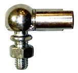 Vinkelkulled M8, M8-gänga, Byggmått: 30 mm