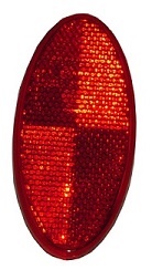 Reflex Aspöck röd, 101.6x45 mm