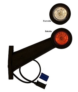 Breddmarkeringslykta Fristom FT-009, höger, LED