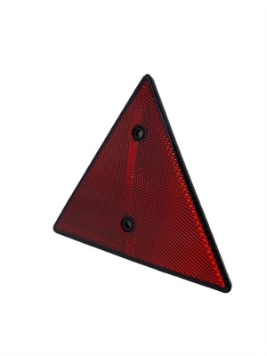 Triangelreflex röd, 155.7x136.4x7.5 mm