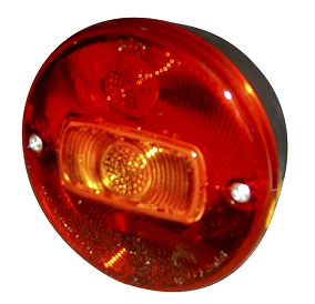 Baklykta Hella röd/gul