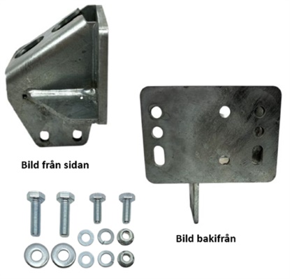 Konsol-stödhjulsfäste KFG 30-A